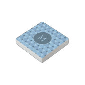 Triangles Pattern Stone Magnet (Angled)