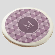 Triangles Pattern Sugar Cookie