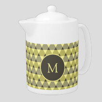 Triangles Pattern Teapot