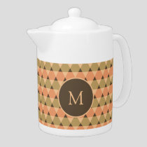 Triangles Pattern Teapot