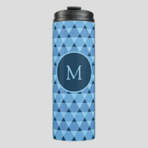 Triangles Pattern Thermal Tumbler