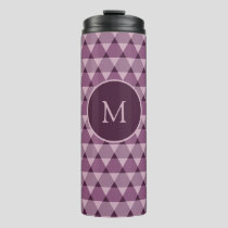 Triangles Pattern Thermal Tumbler