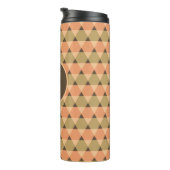 Triangles Pattern Thermal Tumbler (Rotated Right)