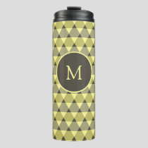 Triangles Pattern Thermal Tumbler