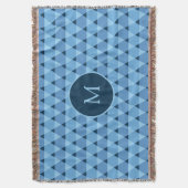 Triangles Pattern Throw Blanket (Front Vertical)