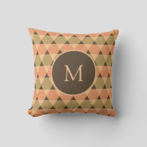 Triangles Pattern Throw Pillow
