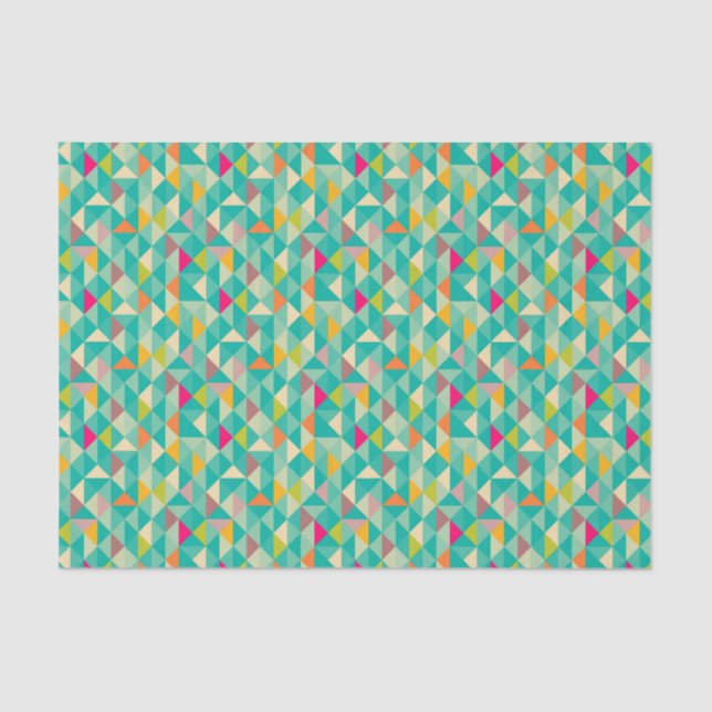 Triangles pattern tissue paper (Front)