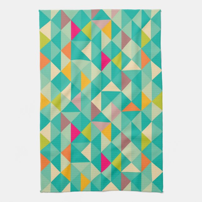 Triangles pattern towel (Vertical)