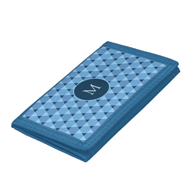 Triangles Pattern Tri-fold Wallet (Bottom)