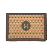 Triangles Pattern Trifold Wallet (Front)