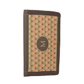 Triangles Pattern Trifold Wallet (Side)