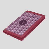 Triangles Pattern Trifold Wallet