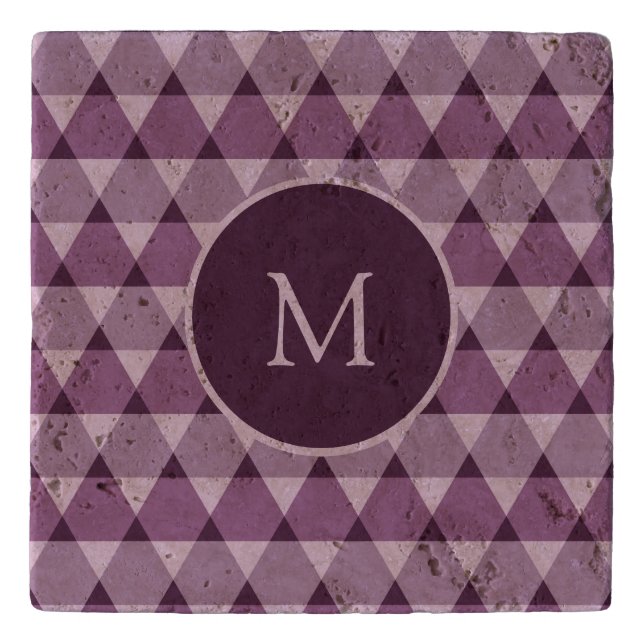 Triangles Pattern Trivet (Front)