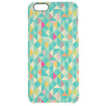 Triangles pattern clear iPhone 6 plus case