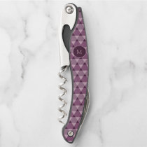 Triangles Pattern Waiter's Corkscrew