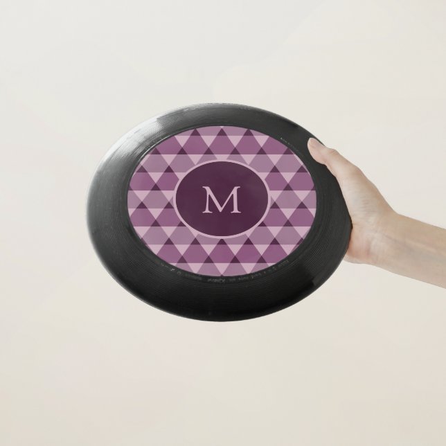 Triangles Pattern Wham-O Frisbee (In Hand)