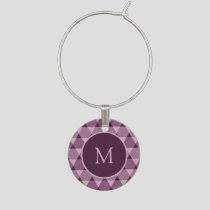 Triangles Pattern Wine Charm