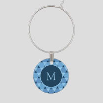 Triangles Pattern Wine Charm