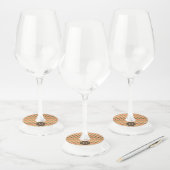 Triangles Pattern Wine Glass Tag (Set)