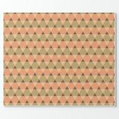 Triangles Pattern Wrapping Paper (Flat)