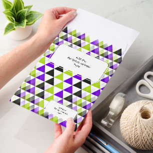 Triangles / Pyramids Mosaic Pattern 1a Envelope Mailers