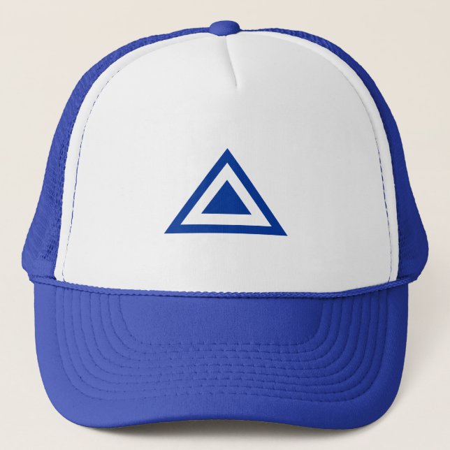Triangular Arrow 01 Trucker Hat (Front)