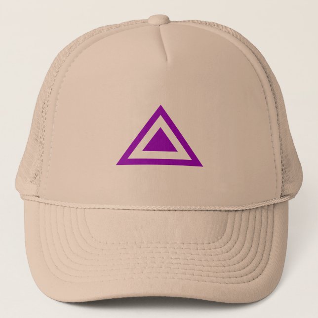 Triangular Arrow 01 Trucker Hat (Front)