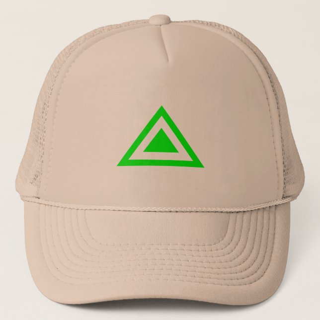Triangular Arrow 01 Trucker Hat (Front)