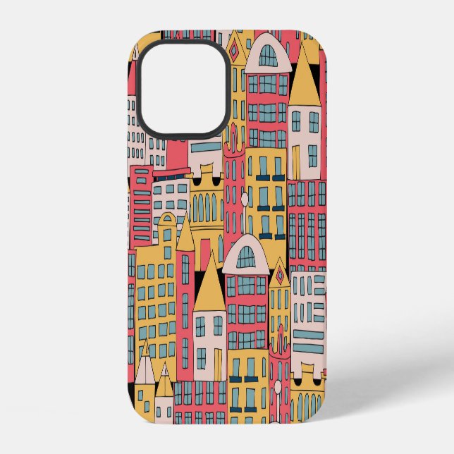 Triangular Geometric: Colorful Abstract Background Iphone Case (Back)
