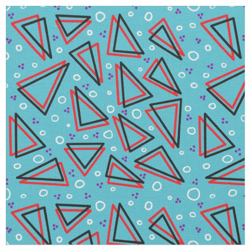 Triangular geometric shapes pattern for fabric