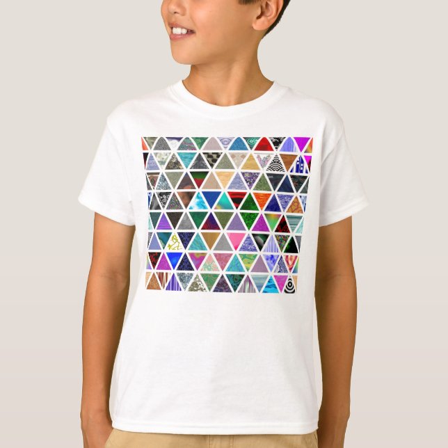 Triangular Textures T-Shirt (Front)