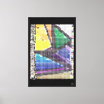 Triangulated Colors  Canvas Print