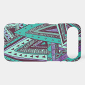 Triangulated Teal Case-Mate iPhone Case (Back (Horizontal))