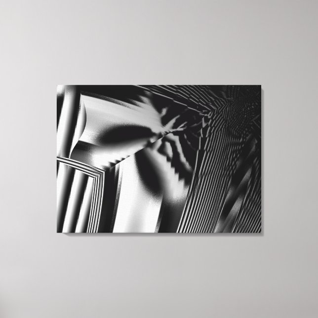 Triassic Frost Stretched Canvas Print (Front)