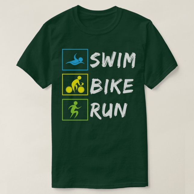 Triathle Triathle Triathlon 8 T-Shirt (Design Front)