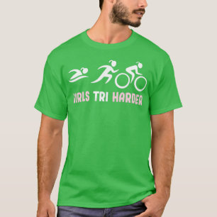 Triathle Triathle Triathlon Swim Run Bicycle Ride T-Shirt
