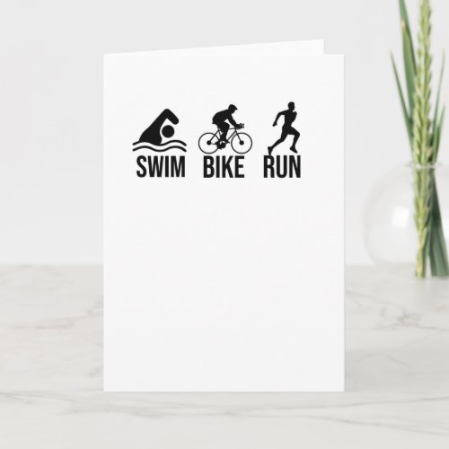 Triathlete Gifts Endurance Sports Triathlon Lover Card