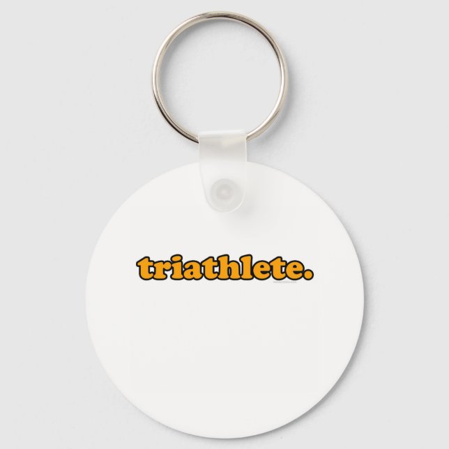 triathlete keychain (Front)