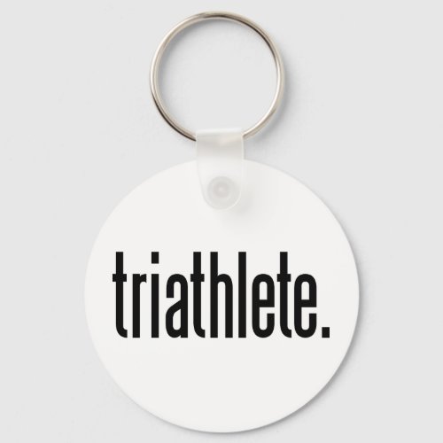 Triathlete Keychain