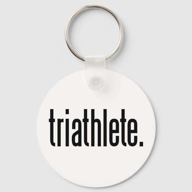 Triathlete. Keychain (Front)