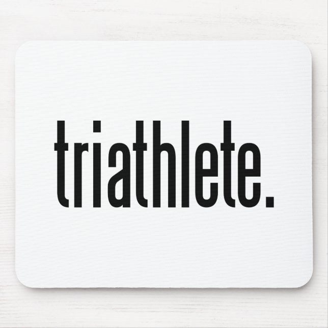 Triathlete. Mouse Pad (Front)