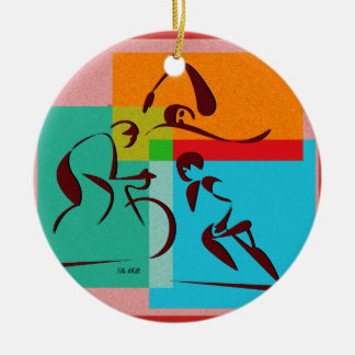 Triathlete New Colors Ornament
