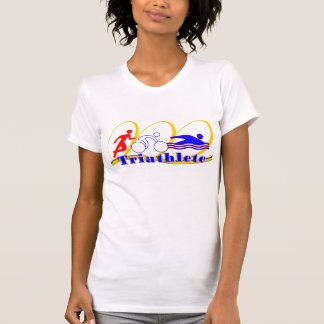 Triathlete - RUN BIKE SWIM - WOMEN'S TEE