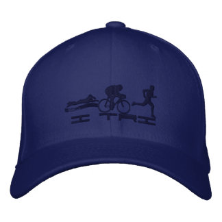 Triathlete Swimming Cycling Running Triathlon Embroidered Baseball Cap