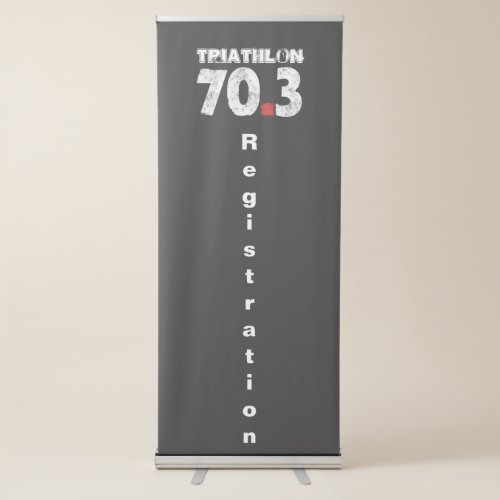  triathlon 703  Registration Retractable Banner
