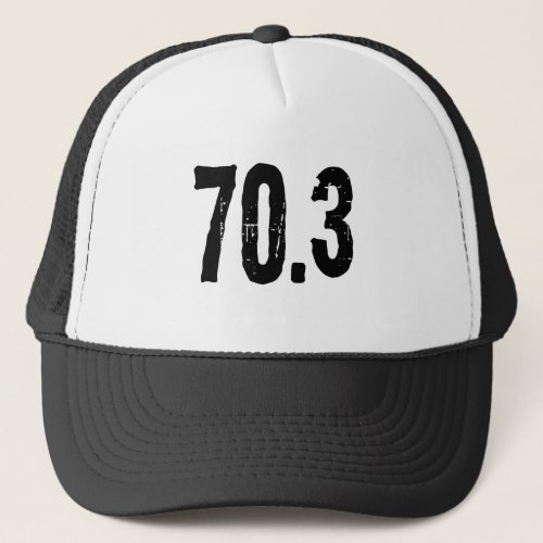 triathlon 703 trucker hat