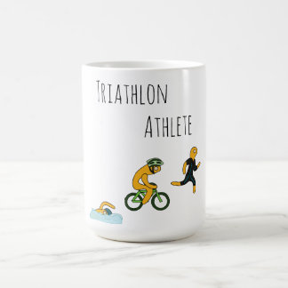 Triathlon athlete coffee mug