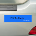 Triathlon Bumper Sticker | Zazzle