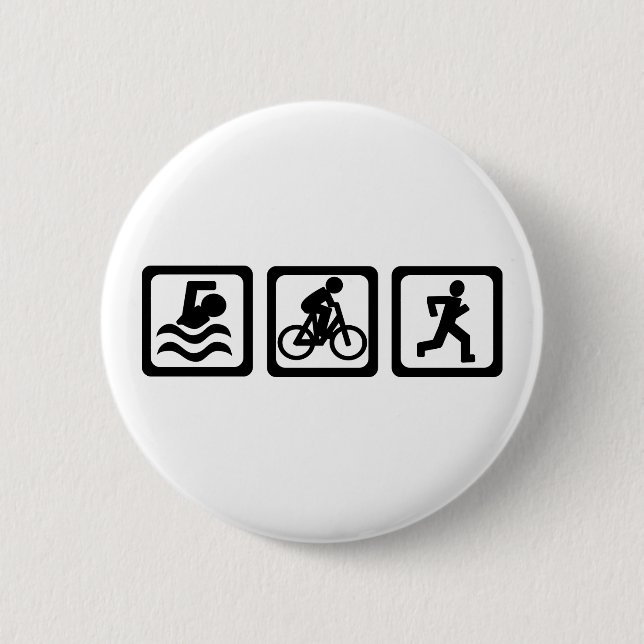 Triathlon Button (Front)