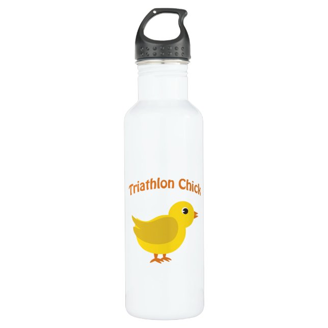 Triathlon Chick Water Bottle (Front)